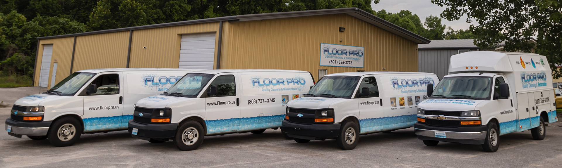 Vehicle Wraps of Floor Pro Carpet Cleaners Lexington SC